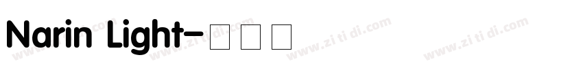 Narin Light字体转换